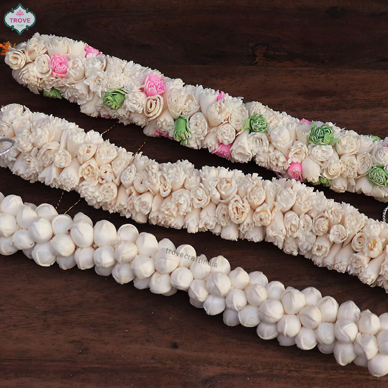 Set of Shola Jasmine/Mogra Hair Gajra Ornament - Image 4